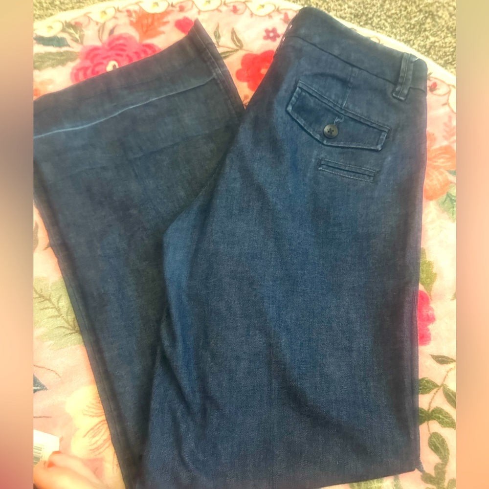 Gap Dark Blue Denim trouser jeans 10 Long Vintage